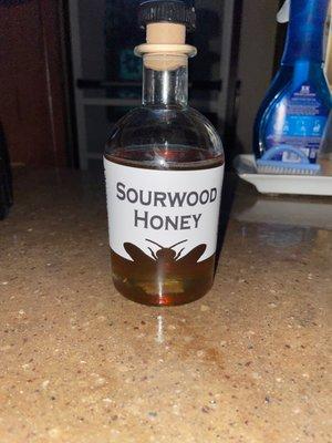 Sourwood Honey. Cute bottle!