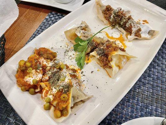 Dumpling Assortment - Spicy Beef, Leek & Scallion, Pumpkin