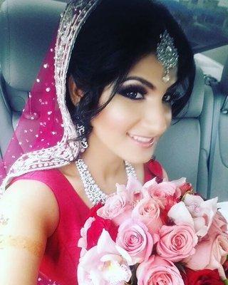 Bridal makeup and Hairdo