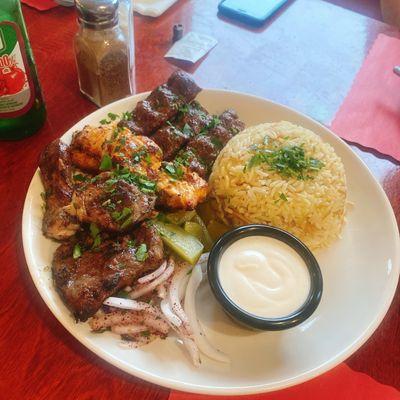 Lamb Chops and Kofta Entree