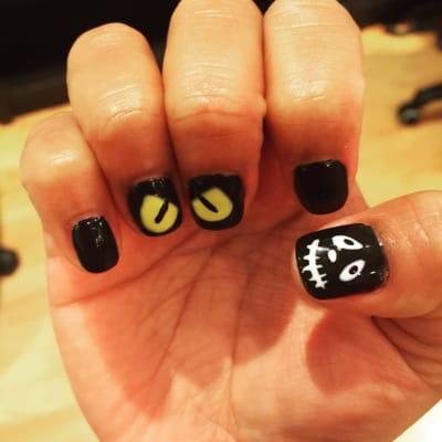 Halloween gel design