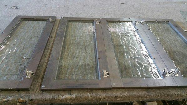 Beautiful cabinet glass