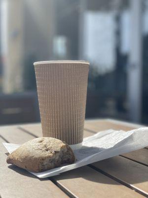 World's worst scone and an undrinkable americano