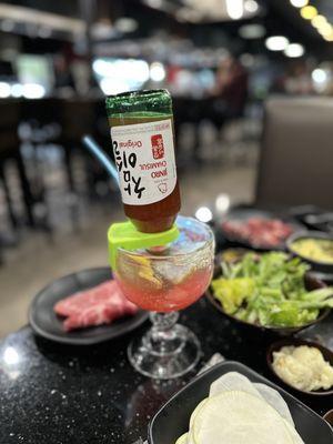 Soju cocktail