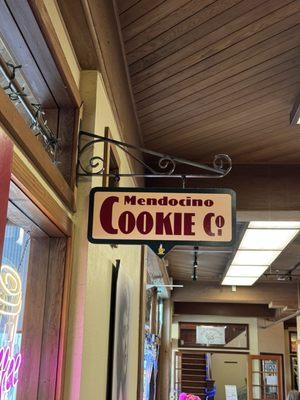 Mendocino Cookie Co sign