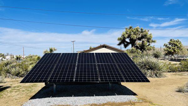 Ground mount residential Solar panels