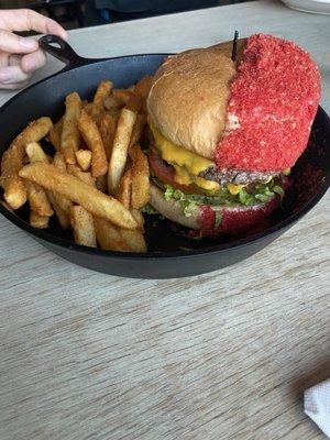 Hot Cheeto Burger