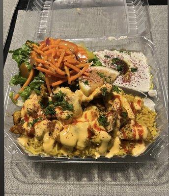 Chicken Shawarma Plate