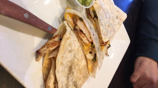 Chicken quesadillas were bomb.