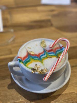 Holiday latte CanyCane