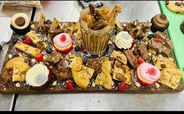 Assorted desert platter