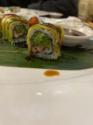 fancy dragon roll.