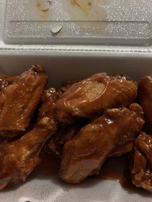 A dozen of the Barbecue Wings