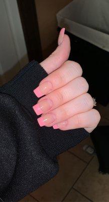 Acrylic French tip