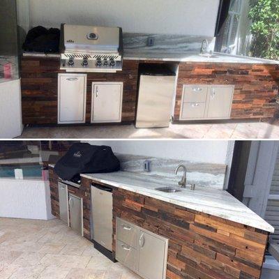 Outdoor Kitchen Grill Area