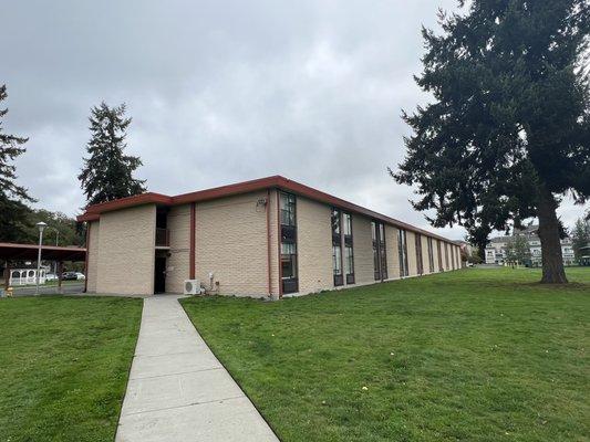 One of the Older/renovated buildings walking distance from main building.