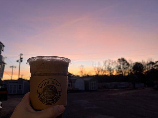 Sunrise and coffee