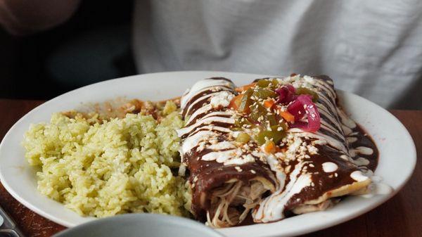 Enchiladas Mole poblano