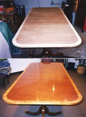 Need A Table Refinished. Call Us Today For A Free Estimate 817 424 3355