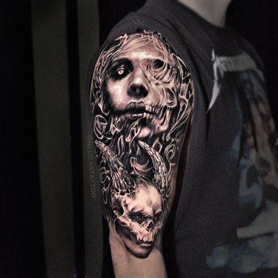 horror tattoo