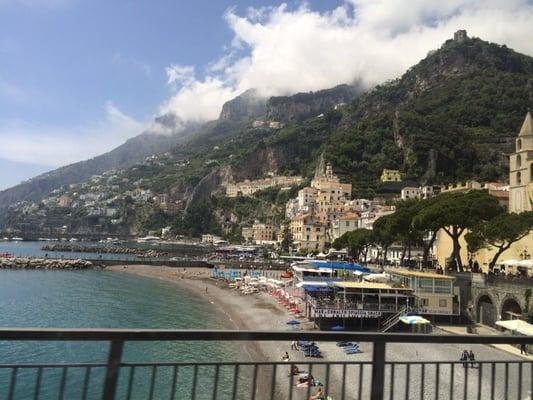 The beautiful Amalfi coast  and Florence Italy