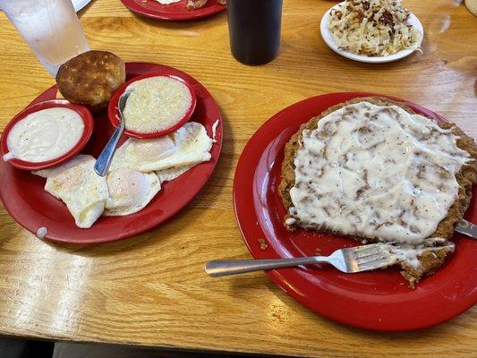 Grandpa's breakfast.