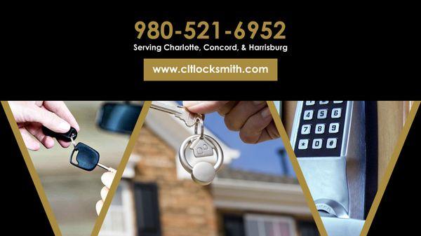 Your Charlotte locksmith solution. Call now for a FREE estimate!