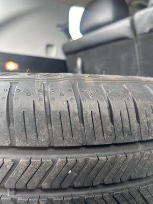 Faulty tire I was sold with bubble in sidewall