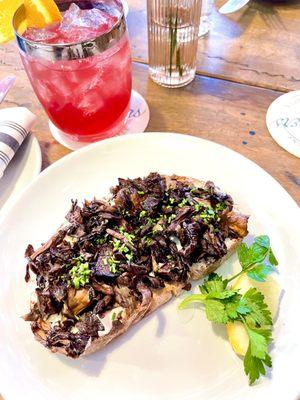 Mushroom toast