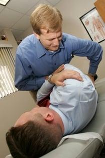 Chiropractic adjustments by either manual manipulation, Activator Technique, Thompson Drop, Flexion Distraction or decompression