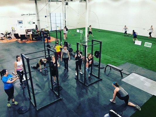 Women's Lifting class and goalty in our 6000SF space!