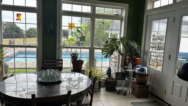 Sun room or "Green Room"