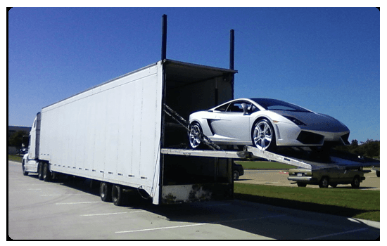 Enclosed car carrier