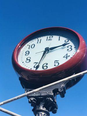 Howard Street Clock restored by us.