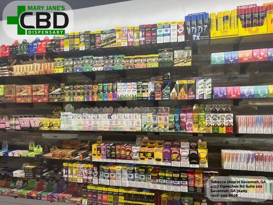 Mary Jane's CBD Dispensary's is the top smoke shop on Ogeechee Road in
Savannah! #CBD #Store #Vape #Shops #tobacco #store