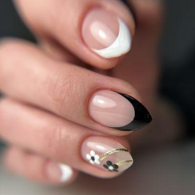 Gel overlay + nail art