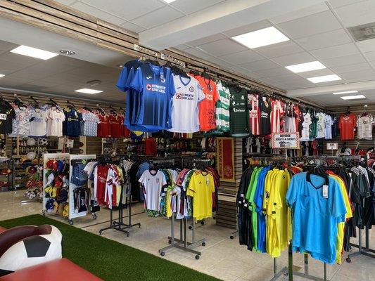 Come check out our huge selection of the latest club & international jerseys