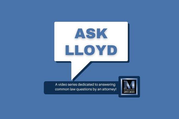 Ask Lloyd