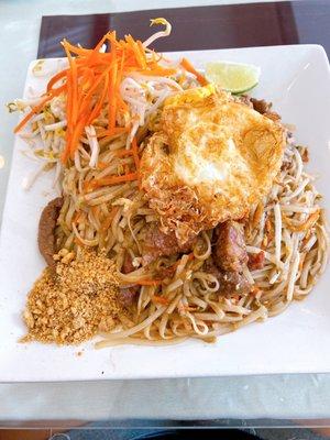 N-1. Pad Thai with fried egg