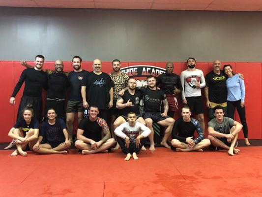 Submission wrestling class