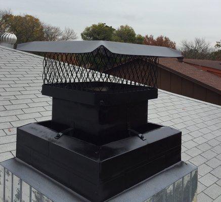 Chimney cap install