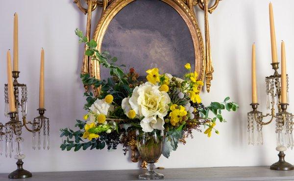 Custom floral arrangements for your next gathering-- or just because you love beautiful flowers!