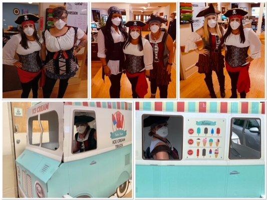 Pirate Day and a visit by the Ice Cream Truck