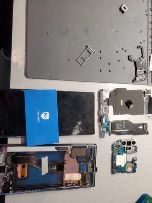 samsung note 10p screen repair