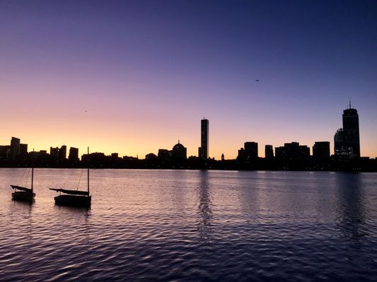 Taken from Memorial Drive during Sunrise sometime during Fall