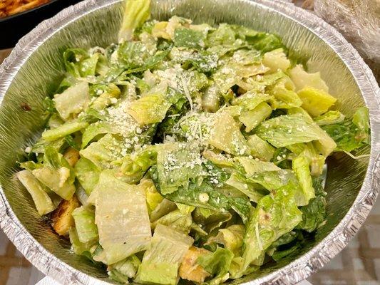 Lovely (and garlicky)Caesar Salad.