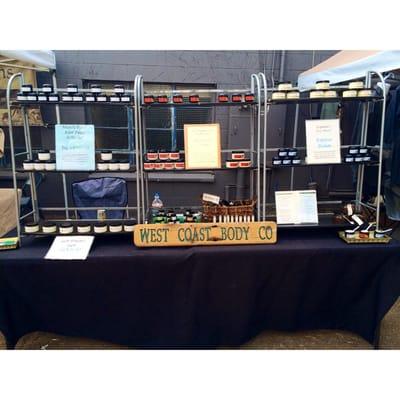 West Coast Body Co at The Craftsman's Market on 9/20