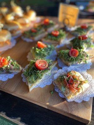 Avocado Toast available on catering menu for larger events