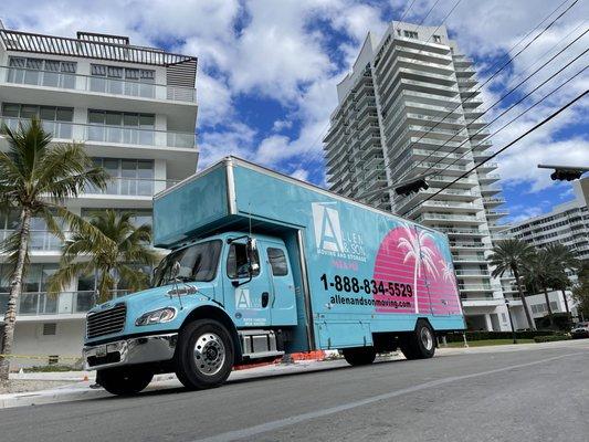 Our new Miami moving trucks!