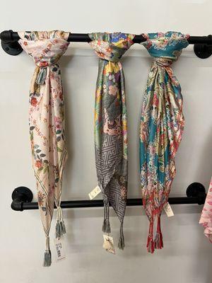 Gorgeous silk scarves